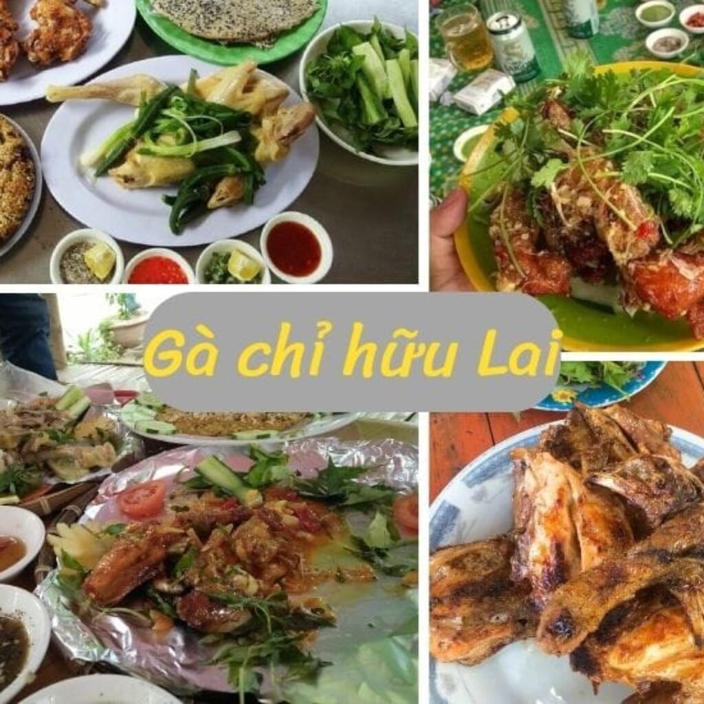 Quán gà Hữu Lai: nổi bật với không gian sân vườn và thực đơn đa dạng
